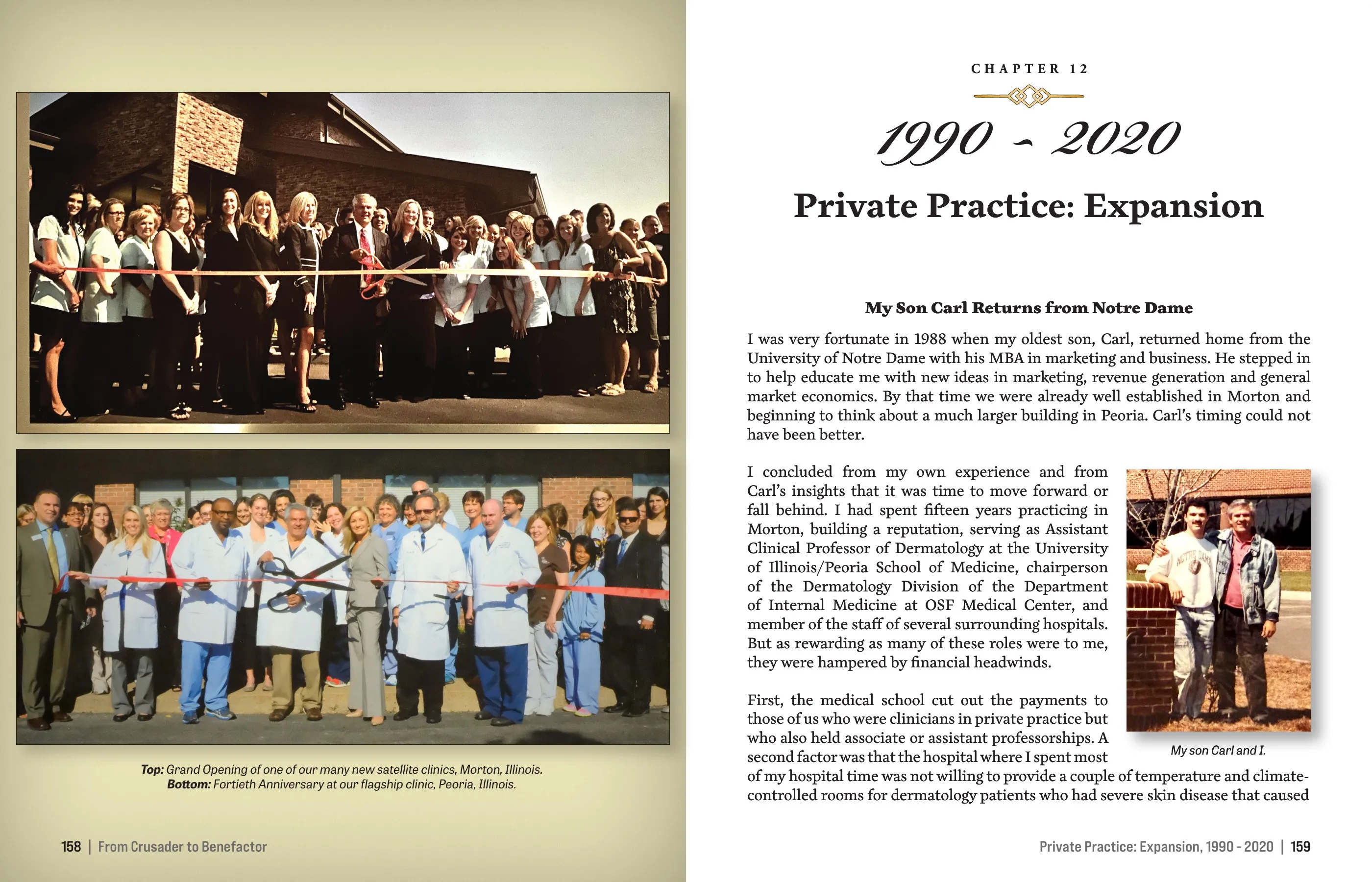 Pages 158–159 of the book. Chapter 12: Private Practice: Expansion, 1990–2020